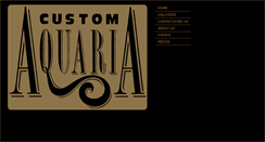 Desktop Screenshot of customaquaria.co.uk